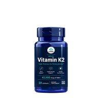 Capsules de Vitamine K2 MK4 à Haute Puissance Personnalisables, Complément Alimentaire Non-OGM pour le Soutien des Os et du Cœur