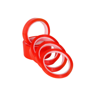 Nhà cung cấp Trung Quốc băng dính polyester đỏ hai mặt dùng cho băng rôn, tóc giả, tóc nối - Product Image 1