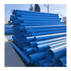Tubería de <span class=keywords><strong>PVC</strong></span> Perforada Azul, Tubos Subterráneos <span class=keywords><strong>para</strong></span> la Recolección de Líquidos Filtrados, Anticorrosión, Duraderos, Ligeros, Estándar ISO - Product Image 3
