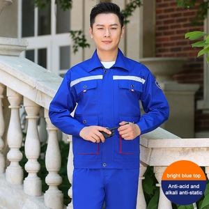 ชุดทำงานนิรภัยสำหรับผู้ชายมืออาชีพ สำหรับงานออฟฟิศ พร้อมแถบสะท้อนแสงพิเศษสำหรับงานก่อสร้าง - Product Image 4