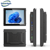 Panel PC Industrial Táctil Sin Ventilador de 13.3 y 15.6 Pulgadas, con Android/Linux/Win 10/11 Integrado, Monitor Todo en Uno para Automatización Industrial