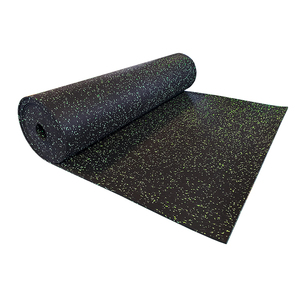 3-12mm phòng tập thể dục hấp thụ sốc tái chế sàn cao su CuộN EPDM + SBR - Product Image 2