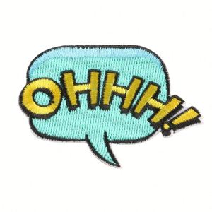 Patchs brodés autocollants faits main en sergé avec lettres et expressions anglaises pour chapeaux (vente en gros) - Product Image 5