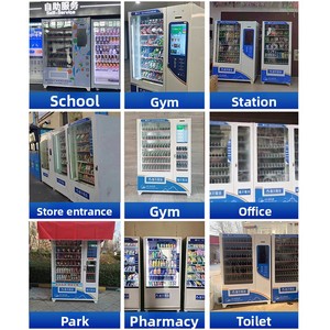 24 giờ thông minh tự phục vụ Thương mại đồ uống Snack Máy bán hàng tự động không người lái với chức năng quét mã cho thuốc lá bán hàng tự động - Product Image 5