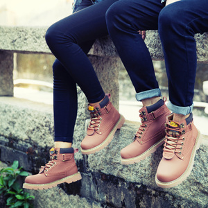 Wholesale British Style High Top Fashion Flat Non-Slip Sole Outdoor Safety Hiking Martin <b>Boots</b> - Product Image 4