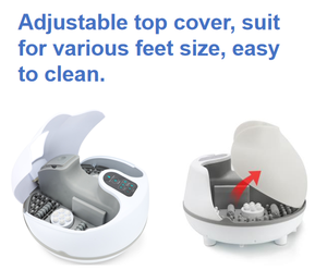 Máquina Masajeadora de Pies Eléctrica con Rodillos, Técnicas de Acupresión y Shiatsu, Vapor y Calor, con Soporte Técnico en Línea - Product Image 6