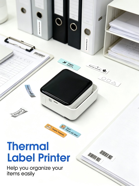 Marklife Pocket Mini Thermal Label Mobile Printer Wireless Sticker Maker with 1-Year Warranty in Stock for Retail Small Business
