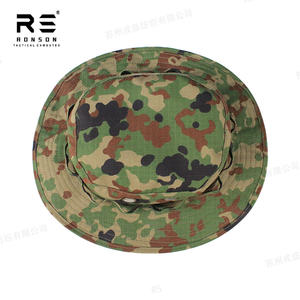 Gorra de Camuflaje Japonesa Estilo <span class=keywords><strong>Bonnie</strong></span>, Gorra de Pesca, Equipo Táctico, Ajustable, Resistente a los Rayos Infrarrojos, para Senderismo, de Poliéster y Algodón - Product Image 4