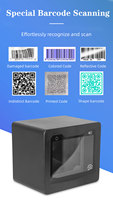 Lecteur de codes-barres de bureau MS-3100 1D/2D/QR, prend en charge la lecture OCR/MRZ pour les cartes d'identité, les passeports et les permis de conduire