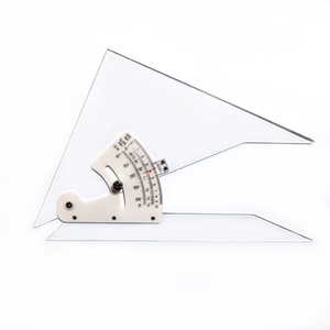Regla de Dibujo Triangular Ajustable de 10 Pulgadas, Multiusos, de Plástico Transparente para Arquitectos - Product Image 3