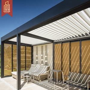 Oscaracso Venta caliente al aire libre retráctil pérgola dosel tienda gazebo Bambo con mosquitera - Product Image 3