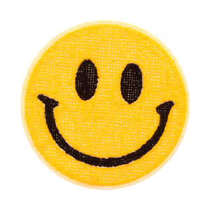 Patch de broderie d'expression de couleur souriante badges décoratifs de timbre d'ordinateur à repasser pour vêtements et accessoires de chapeau - Product Image 3