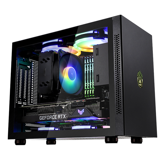 SAMA ARGB Stripe New Arrival ITX Pc case OEM/ODM Gaming case DIY M-ATX Computer case