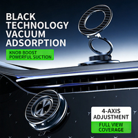 Support de téléphone pour voiture à ventouse, aimant puissant N52, support de tableau de bord en alliage, compatible avec iPhone et Android