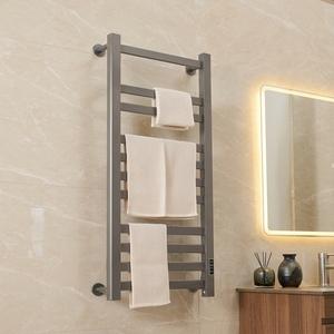 YEETE Porte-serviettes électrique mural fiable et confortable, <span class=keywords><strong>chauffage</strong></span> rapide, étanche IPX4, résistant à la rouille, pour salles <span class=keywords><strong>de</strong></span> <span class=keywords><strong>bain</strong></span> modernes - Product Image 3