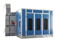 Personnalisé, certifié CE, environnement sans poussière, voiture électrique diesel personnalisée, porte en verre trempé, cabine de peinture