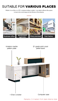 Meubles de réception modernes pour entreprises, comptoirs d'accueil, mobilier de réception, tables d'accueil pour bureaux, hôtels et centres commerciaux