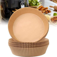 Papiers de cuisson antiadhésifs double face écologiques résistants à la chaleur pour friteuse à air, imperméables à la graisse et à l'eau, pour gâteaux et pains