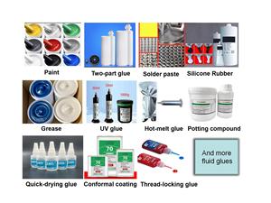 Độ chính xác cao 3 trục máy tính để bàn Epoxy nhựa dính điện thoại di động chất lượng cao PCB đa đầu Keo Tự động pha chế máy - Product Image 4