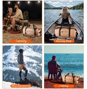 Muestra gratuita: Bolsa nevera impermeable enrollable para exteriores, de TPU, grande, para vacaciones familiares, mascotas, camping, picnic y viajes. - Product Image 6