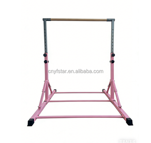 Barra per Ginnastica Personalizzabile con Altezza Regolabile, Attrezzatura per Allenamento Ginnico in Legno, Ideale per Bambini e Adolescenti, Limite di Peso 135kg - Product Image 2