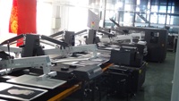 Machine d'impression textile à écran ovale avec imprimante jet d'encre numérique