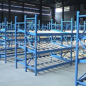 Flow Racks Steel Blue Adjustable Main Sub Screw Assembly Pallet Support Bar Warehouse Storage - Product Image 1