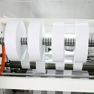 Fabrika fiyat doğrudan sıcaklık etiketi Jumbo rulo hammadde özel termal kağıt yolu fatura nakliye