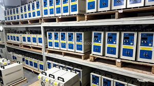 Four de fusion à petite échelle à induction haute fréquence 15KW 220V, type arbre, montage à chaud, forgeage à chaud - Product Image 4