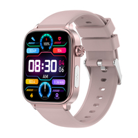 Reloj Inteligente de Salud para Personas Mayores 2024, Pantalla de 1.96 Pulgadas, IP68, Llamadas por BT, SOS, ECG, Frecuencia Cardíaca, IMC, Temperatura, Oxígeno en Sangre, para Hombres y Mujeres