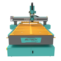 Routeur CNC Bois Haute Précision ATC 1325 avec Changeur d'Outils Automatique Syntec, Moteur 9KW Unique, 3 Axes, pour Publicité et Décoration