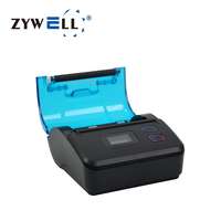 Impresora Térmica Portátil Inalámbrica Zywell de 80 mm, Impresora de Recibos Móvil con Bluetooth y Wifi