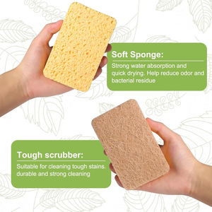 <span class=keywords><strong>Éponge</strong></span> <span class=keywords><strong>de</strong></span> cuisine biodégradable <span class=keywords><strong>naturelle</strong></span> personnalisée, <span class=keywords><strong>éponge</strong></span>s écologiques pour le lavage <span class=keywords><strong>de</strong></span> la vaisselle, <span class=keywords><strong>éponge</strong></span> en cellulose compostable - Product Image 4
