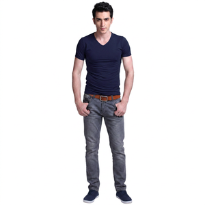 T-shirts Slim Fit de Haute Qualité en Gros pour OEM – Sous-vêtements Doux avec Logo Personnalisé - Product Image 1