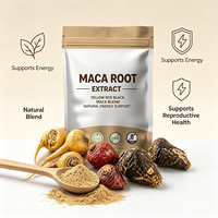 Poudre d'extrait de racine de Maca en gros 10:1 Jaune Rouge Noir Superaliment Naturel Qualité Alimentaire Maca Plus en Vrac Supplément Herbal