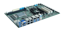 Carte mère GK1200 LGA1700 Intel H670 pour processeurs Core i9 de 12e/13e/14e génération, 6 ports LAN 2.5G, 12 ports COM pour serveur industriel, pare-feu, NVR, station de travail