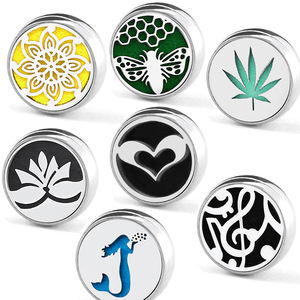 Mini pinzas difusoras de aromaterapia magnéticas de acero inoxidable, aceite esencial, ventilación desodorante, gemelos de moda, Clips de corbata - Product Image 6