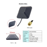 Antenne cellulaire GSM 3g 4g Lte 5g à Gain élevé, support omnidirectionnel étanche pour l'extérieur, montage à vis 600-6000MHz 5g