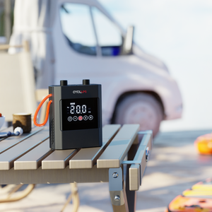 Pompe électrique <span class=keywords><strong>SUP</strong></span> CYCLAMI Q2 avec logo personnalisé, gonflable en PVC, 20 PSI, 12000 mAh, 12 V, rechargeable, 3 modes, écologique, gonflage rapide - Product Image 1