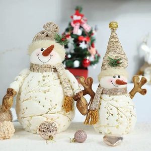 Muñeco de Nieve Navideño de Peluche, Decoración Navideña para Interiores, Juego Familiar - Product Image 3