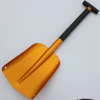 Pelle à neige pliable en aluminium Portable pelle de jardin Scoop sable boue outil de déneigement pour les activités d'urgence et de plein air de voiture