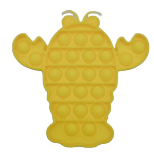 Jouet sensoriel homard Push Pop Bubble en silicone anti-stress pour enfants de 5 à 7 ans, idéal pour les besoins spéciaux et l'autisme aux États-Unis - Product Image 1