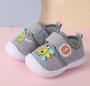 Scarpe per Neonati e Bambini Piccoli Primavera e Autunno Suola Morbida 0-1-2 Anni Scarpe di Tela per Bambini Scarpe in Tessuto con Disegni Cartoon - Product Image 3