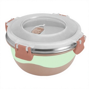 <b>Lunch</b> <b>Box</b> <b>Lunch</b> <b>Box</b> with Durable Bowls Portable and Easy to Carry for On The Go Meals - Product Image 1