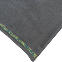 Tissu sur mesure en tr slub polyester viscose 300g/m, tissu de costume de luxe tr 80/20 sergé pour pantalon homme
