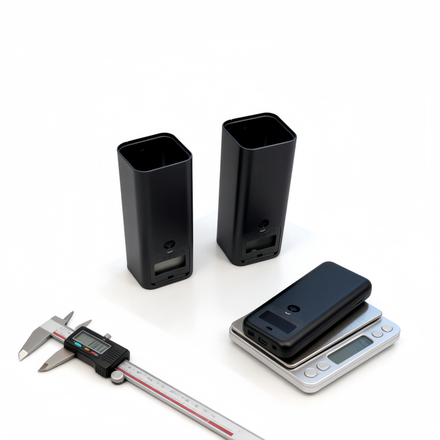 Aluminum Alloy Shell of  Power Bank  Aluminum Alloy CNC Machined Power Bank Housing with for Machining