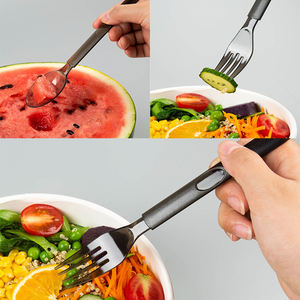 Juego de cubiertos desechables con logotipo personalizado para fiesta, cuchillo de plástico, tenedor, cuchara, palillos, juego de cubiertos con servilleta - Product Image 5