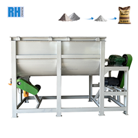 Mélangeur horizontal à ruban pour aliments animaux, capacité 500kg-1000kg, en acier inoxydable SUS304, pour élevages de volailles et de bétail