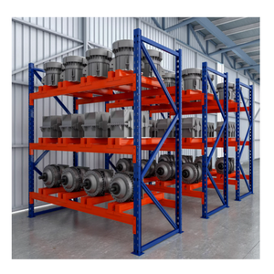 Guichang חובה כבדה מתלה מתכת גלגלים סופרמרקט מחסן מדפים תעשייתיים לאחסון מדפים תעשייתיים לאחסון - Product Image 2