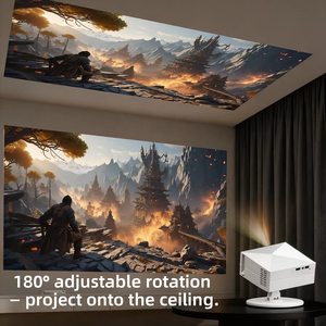 Mini projecteur intelligent Android 14, projecteur portable à courte focale, WiFi, LED, 720P, home cinéma - Product Image 6